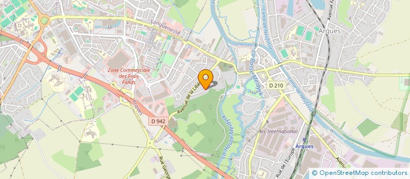 localisation de l'entreprise MADAME FLORENCE DESCAMPS  ARQUES