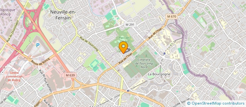 localisation de l'entreprise MADAME FLORENCE DESCAMPS à TOURCOING