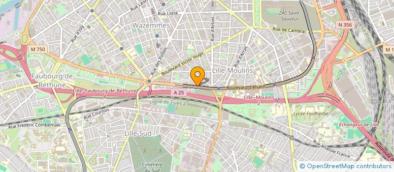 localisation de l'entreprise MADAME FLORENCE DESCAMPS à LILLE