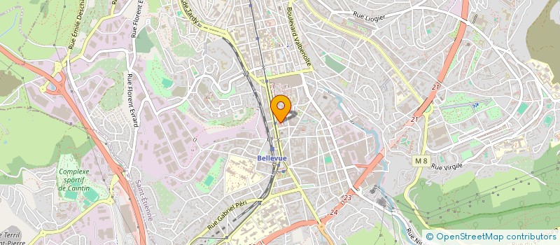 localisation de l'entreprise MADAME FLORENCE DESCOT  SAINT-ETIENNE