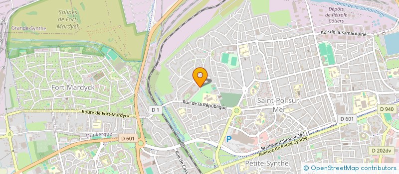 localisation de l'entreprise MADAME FLORENCE DESMIDT à DUNKERQUE