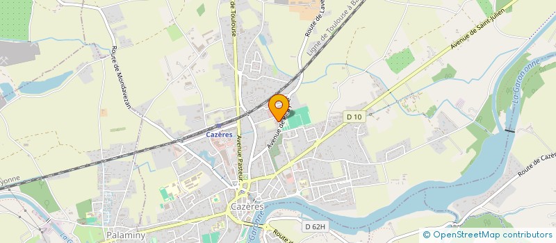 localisation de l'entreprise MADAME FLORENCE DESNOYER  CAZERES