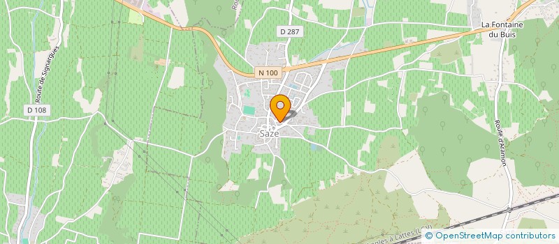 localisation de l'entreprise MADAME FLORENCE DESROUSSEAUX  SAZE