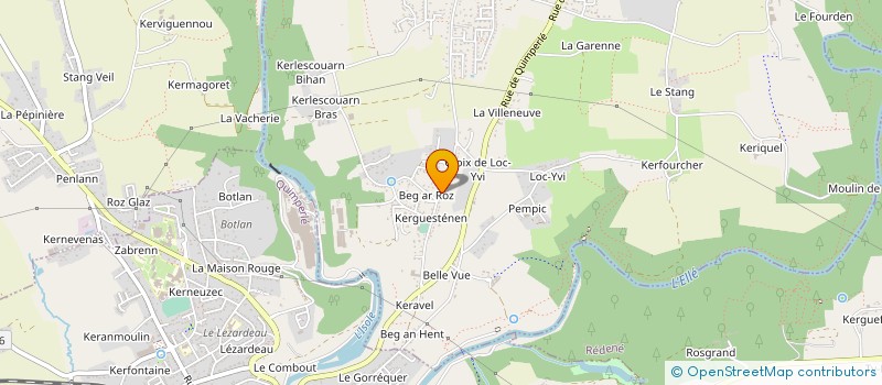 localisation de l'entreprise MADAME FLORENCE DEUTSCH  TREMEVEN