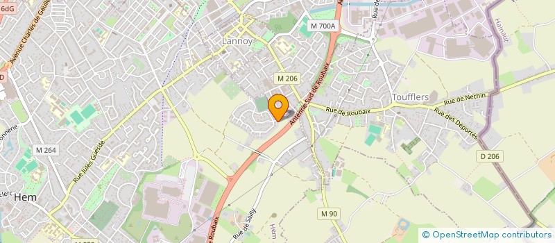 localisation de l'entreprise MADAME FLORENCE DEZITTER  HEM