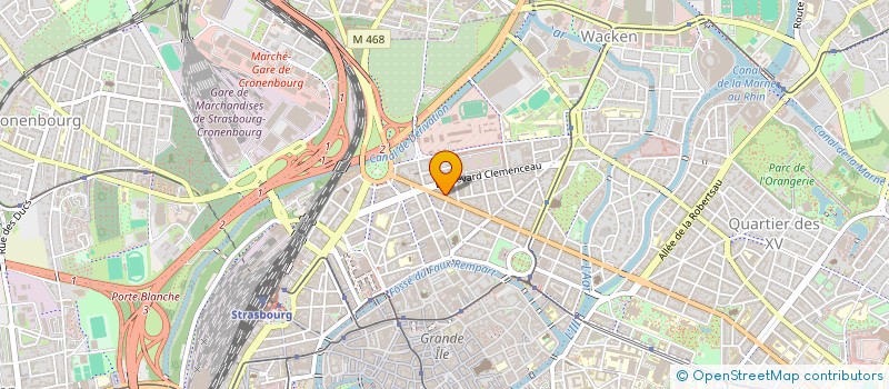 localisation de l'entreprise MADAME FLORENCE DIEUDONNE à STRASBOURG