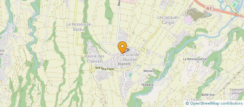 localisation de l'entreprise MADAME FLORENCE DOE  SAINTE-SUZANNE