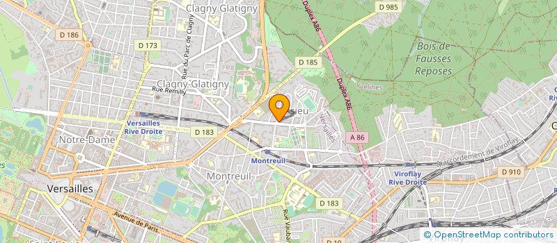 localisation de l'entreprise MADAME FLORENCE DONZELLI à VERSAILLES