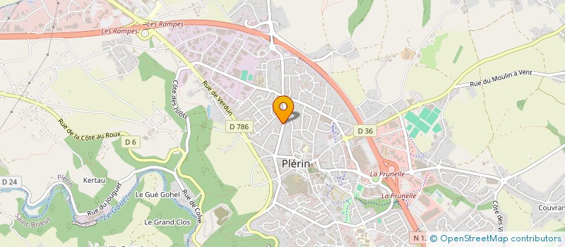 localisation de l'entreprise MADAME FLORENCE DOUCET à PLERIN