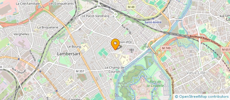 localisation de l'entreprise MADAME FLORENCE DOUMEIZEL à LAMBERSART