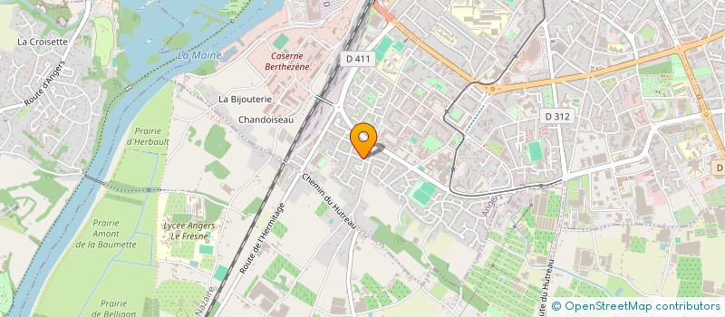 localisation de l'entreprise MADAME FLORENCE DOUNBI TCHASSEM  ANGERS