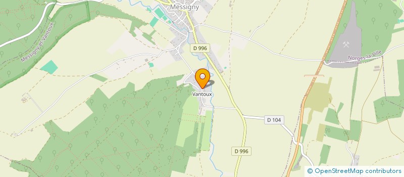 localisation de l'entreprise MADAME FLORENCE DOUREL à MESSIGNY-ET-VANTOUX