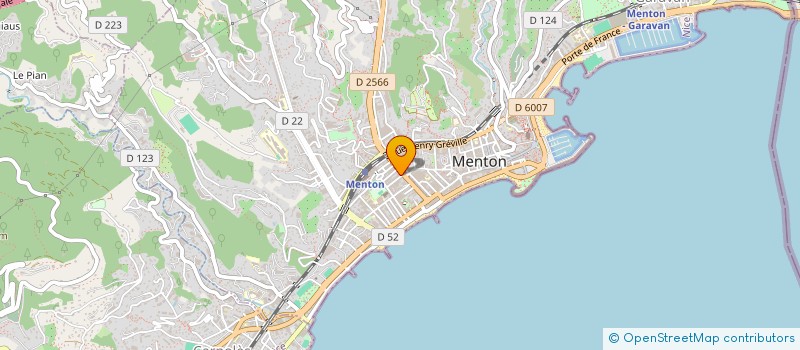 localisation de l'entreprise MADAME FLORENCE DOUSSAINT à MENTON
