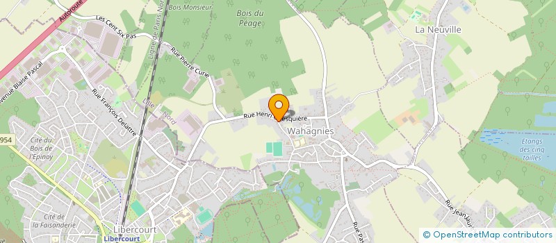 localisation de l'entreprise MADAME FLORENCE DRECQ  WAHAGNIES