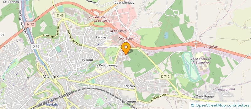 localisation de l'entreprise MADAME FLORENCE DU PERIER  MORLAIX