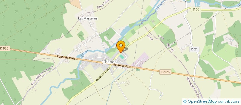 localisation de l'entreprise MADAME FLORENCE DUBOIS  CHANDAI