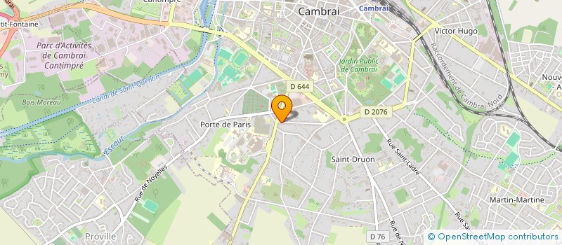 localisation de l'entreprise MADAME FLORENCE DUBUS à CAMBRAI