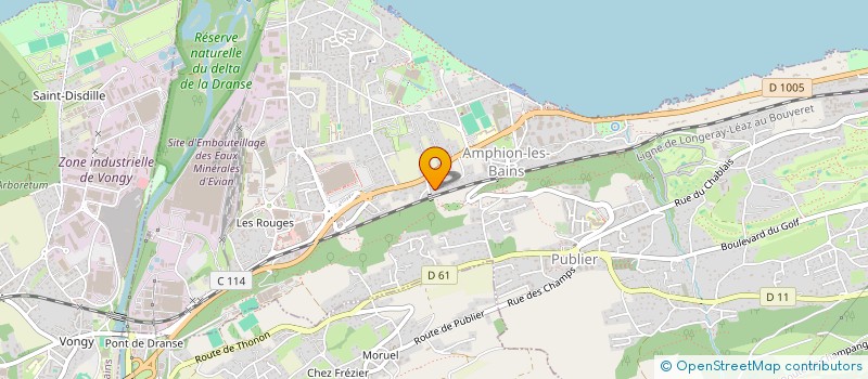 localisation de l'entreprise MADAME FLORENCE DUCHAMP  PUBLIER