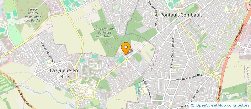 localisation de l'entreprise MADAME FLORENCE DUCLOS  LA QUEUE-EN-BRIE