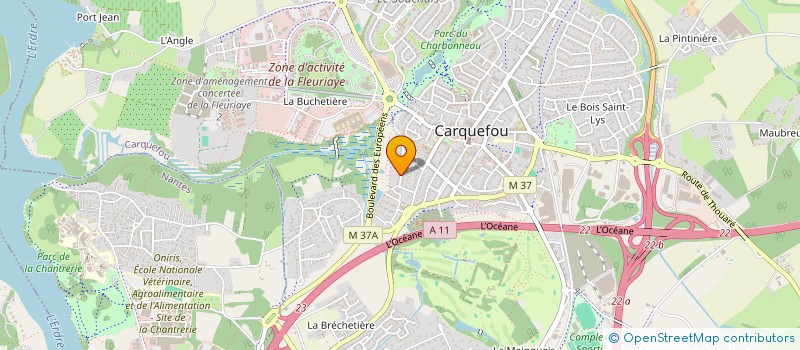 localisation de l'entreprise MADAME FLORENCE DUCLOS à CARQUEFOU