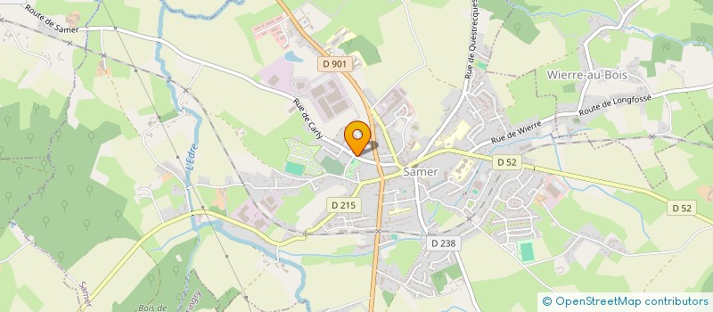 localisation de l'entreprise MADAME FLORENCE DUFAY  SAMER