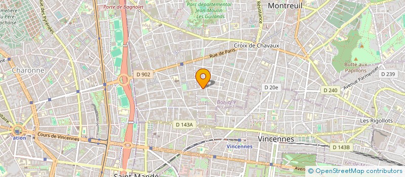 localisation de l'entreprise MADAME FLORENCE DUFIER à MONTREUIL