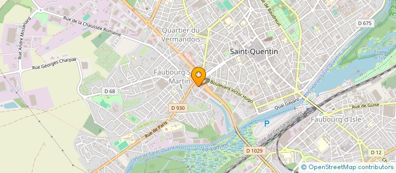 localisation de l'entreprise MADAME FLORENCE DUFOUR à SAINT-QUENTIN