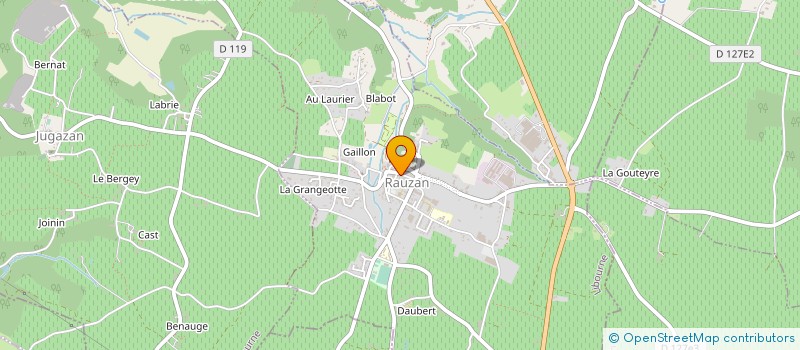 localisation de l'entreprise MADAME FLORENCE DUGRAND à RAUZAN
