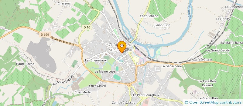 localisation de l'entreprise MADAME FLORENCE DUMORA à CHATEAUNEUF-SUR-CHARENTE