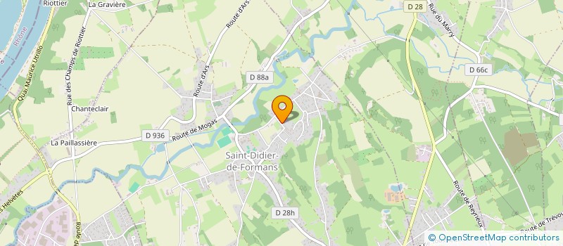 localisation de l'entreprise MADAME FLORENCE DUMORTIER  SAINT-DIDIER-DE-FORMANS