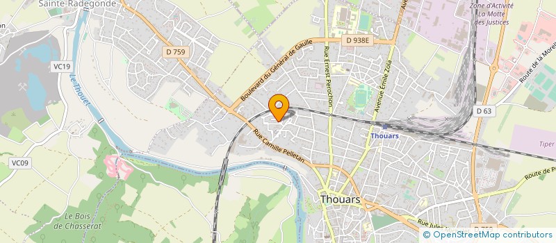 localisation de l'entreprise MADAME FLORENCE DUMOULIN à THOUARS