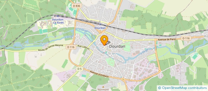 localisation de l'entreprise MADAME FLORENCE DUPONT à DOURDAN