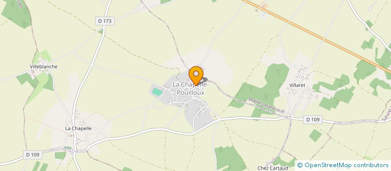 localisation de l'entreprise MADAME FLORENCE DUPONT  LA CHAPELLE-POUILLOUX