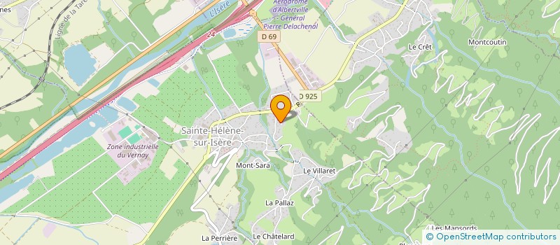 localisation de l'entreprise MADAME FLORENCE DUPUY  UGINE