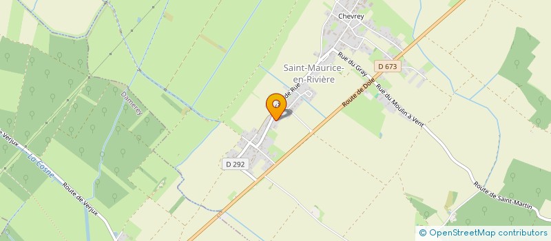 localisation de l'entreprise MADAME FLORENCE DURAND  SAINT-MAURICE-EN-RIVIERE