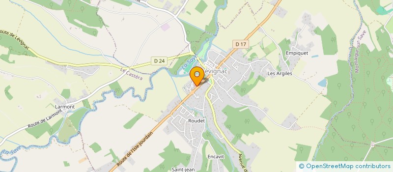 localisation de l'entreprise MADAME FLORENCE DURRIEU  LEVIGNAC