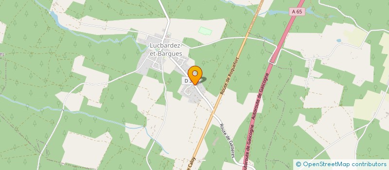 localisation de l'entreprise MADAME FLORENCE DURROUS  LUCBARDEZ-ET-BARGUE