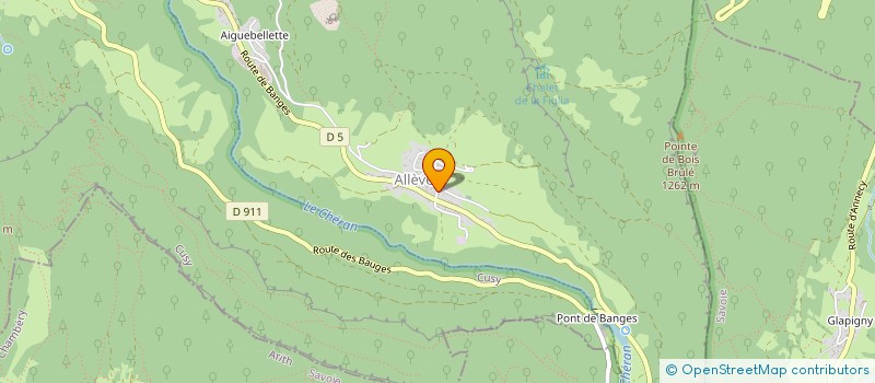 localisation de l'entreprise MADAME FLORENCE DUSSEAUX  ALLEVES