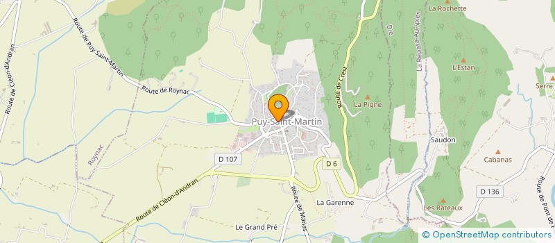 localisation de l'entreprise MADAME FLORENCE DUVERNE  PUY-SAINT-MARTIN