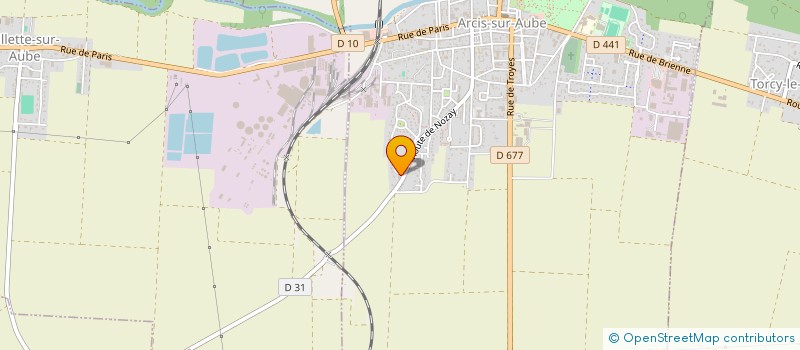 localisation de l'entreprise MADAME FLORENCE EBRIGNETTI  ARCIS-SUR-AUBE