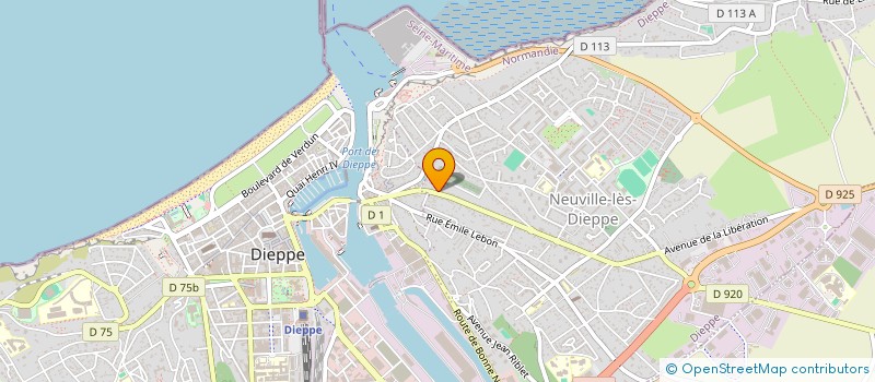 localisation de l'entreprise MADAME FLORENCE EGRIX  DIEPPE