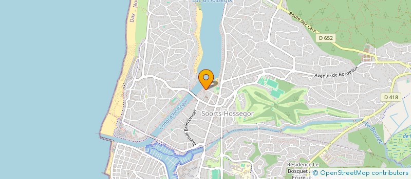 localisation de l'entreprise MADAME FLORENCE ENJALRIC  SOORTS-HOSSEGOR