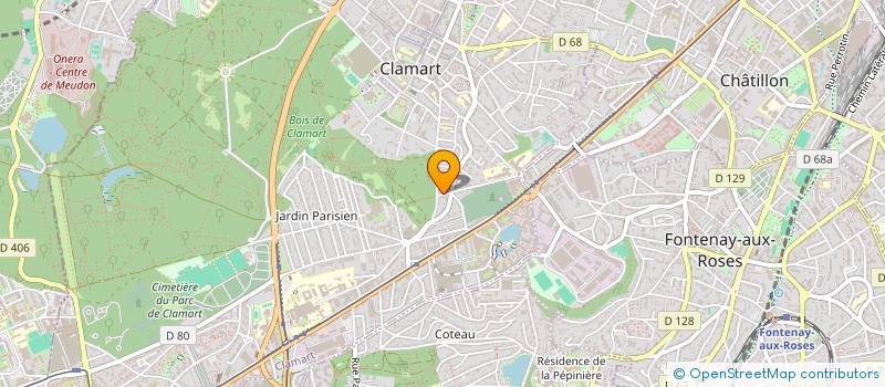 localisation de l'entreprise MADAME FLORENCE EQUY à CLAMART