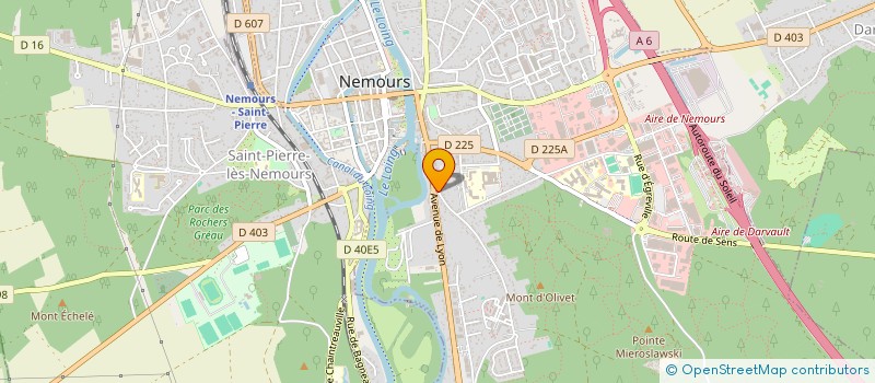 localisation de l'entreprise MADAME FLORENCE ESOR  NEMOURS