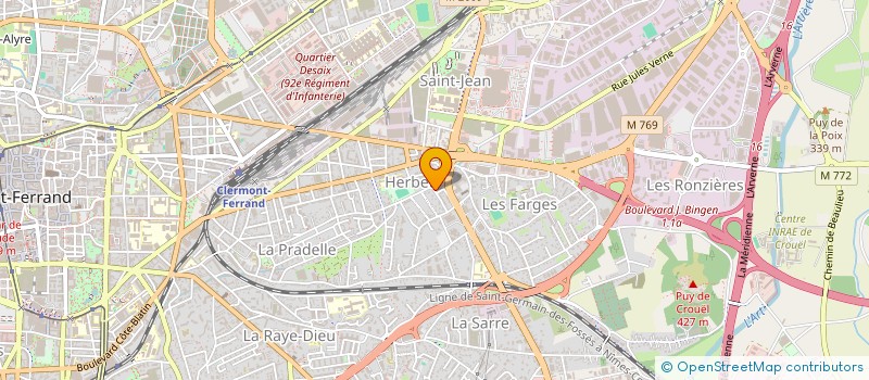 localisation de l'entreprise MADAME FLORENCE ESTAGER  CLERMONT-FERRAND