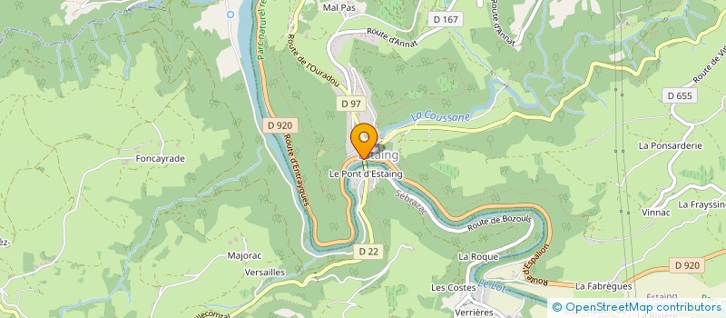 localisation de l'entreprise MADAME FLORENCE ETAIX  ESTAING