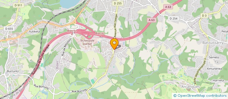 localisation de l'entreprise MADAME FLORENCE ETCHEGOYEN  BIDART