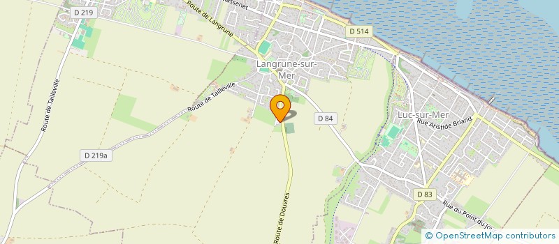 localisation de l'entreprise MADAME FLORENCE ETIENNE  LANGRUNE-SUR-MER