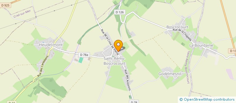 localisation de l'entreprise MADAME FLORENCE EVRARD à SAINT-REMY-BOSCROCOURT
