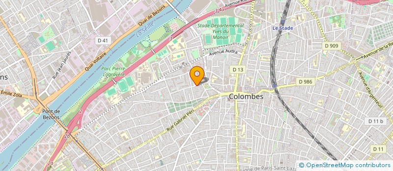 localisation de l'entreprise MADAME FLORENCE EZEH  COLOMBES